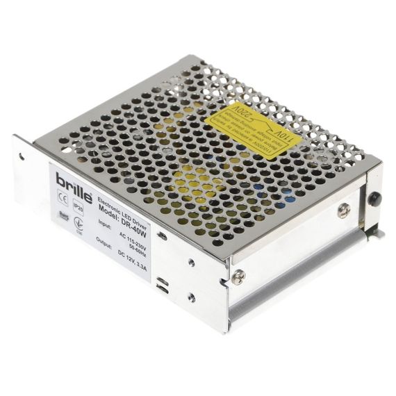 Блок питания DR-40W IP-20 AC 115-230V DC 12V | Зображення 1