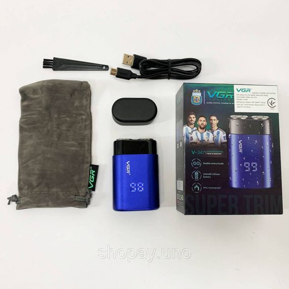 Електробритва VGR V-347 Blue | Зображення 2