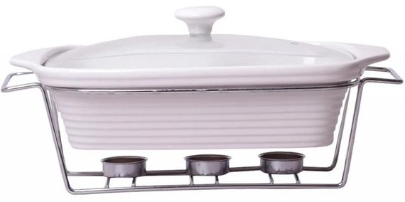 Марміт Kamille Food Warmer керамічна форма 3л 38см з підігрівом