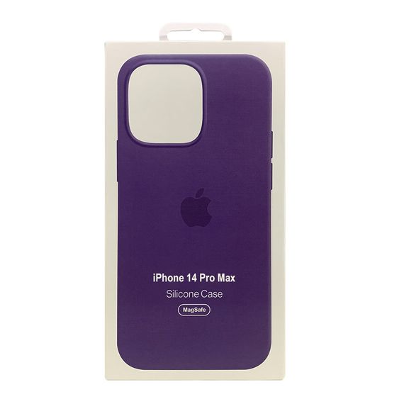 Чохол накладка Silicone Case Full with Magsafe для Apple iPhone 14 Pro Max- Iris | Зображення 2