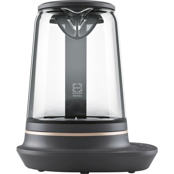 Електрочайник Electrolux, 1,7л, Strix, скло, заварник, підтримка темп, чорний (E7GK1-8BP) | Зображення 6