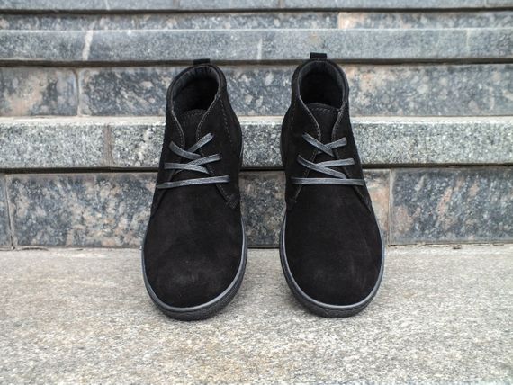 Черевики демісезонні Safari замшеві, чорні | Зображення 4