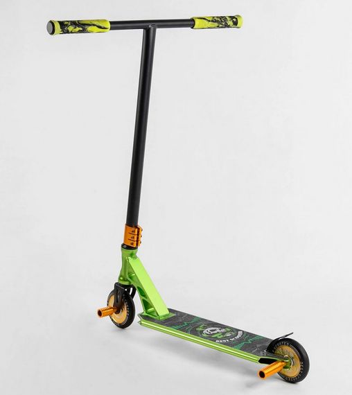 Самокат трюковий 85784 Best Scooter HIC-система, ПЕГІ, алюмінієвий диск та дека, АНОДОВАНЕ фарбування, колеса PU, d=110мм, ширина керма - 60 см | Зображення 3
