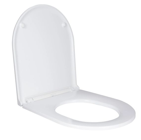 Сидіння для унітазу Qtap (Robin, Aries) з мікроліфтом Slim Duroplast, Quick Release QT99HY2411W | Зображення 2