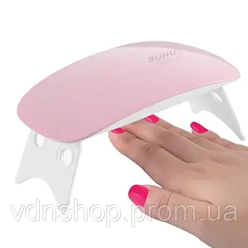 LED+UV Lamp SUN Mini 6W LED лампа для полімеризації гель-лаку | Зображення 3