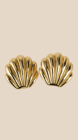 Сережки жіночі Мушлі Морська тематика LAWA WTJ02624 Золотий shop (2000999550805)
