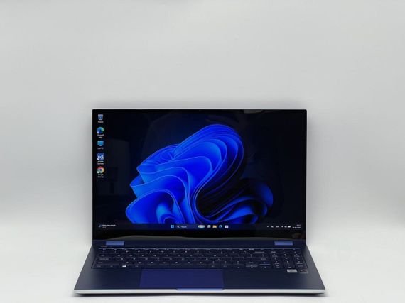 Ультрабук-трансформер Samsung GalaxyBook Flex NP950QCG -K01US / 15.6" (1920x1080) IPS Touch / Intel Core i7-1065G7 (4 (8) ядра по 1.3 - 3.9 GHz) / 12 GB DDR4 / 480 GB SSD / Intel Iris Plus Graphics / WebCam б/у + Подарок Беспроводная мышь HOCO GM28 | Зображення 1