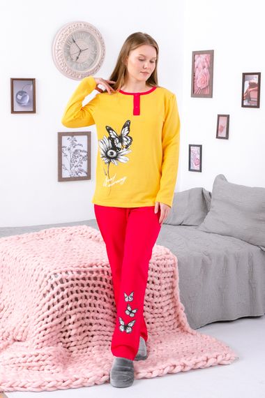 Піжама жіноча Носи своє 52 Жовтий (p-8505-135296)