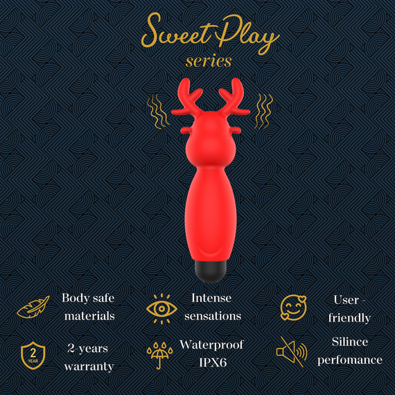 Минивибратор Соблазнительные рожки Sweet Play Sex Aura | Зображення 6