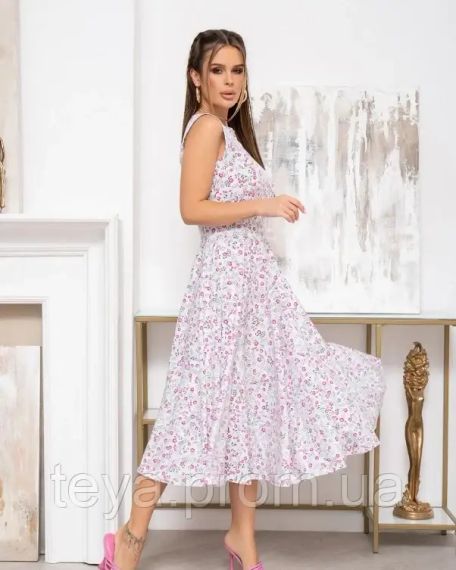 Плаття для жінок колір білий розмір XL FI_007793 | Зображення 1