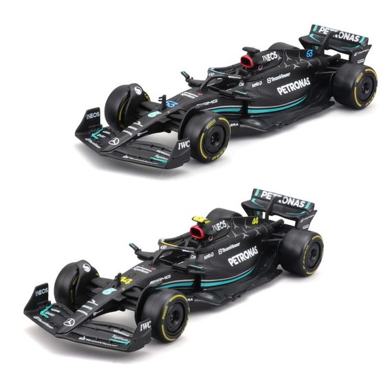 Колекційна автомодель "Mercedes-AMG F1 W14 E Performance (2023)" Bburago 18-38080, 1:43 масштаб | Зображення 1