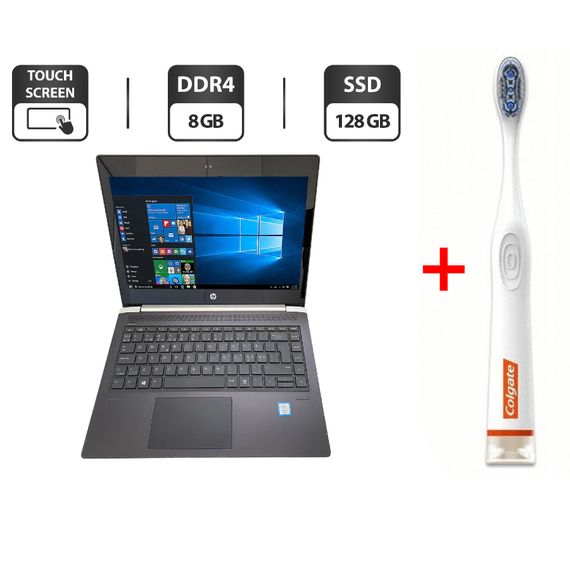 Ноутбук Б-класс HP ProBook 430 G5 / 13.3" (1366x768) TN Touch / Intel Core i5-8250U (4 (8) ядра по 1.6 - 3.4 GHz) / 8 GB DDR4 / 128 GB SSD / Intel UHD Graphics 620 / WebCam б/у + Подарок  Умная интерактивная зубная щетка Colgate Connect M1 / Bluetooth