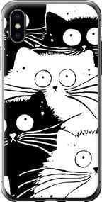 Чехол на iPhone X Коты v2 "3565u-1050-17620"
