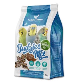 Корм для хвилястих папуг Перлина Степу Budgies Mix, 1 кг