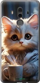 Чохол на Huawei Mate 10 Pro Білий кіт "5646t-1138-2448"