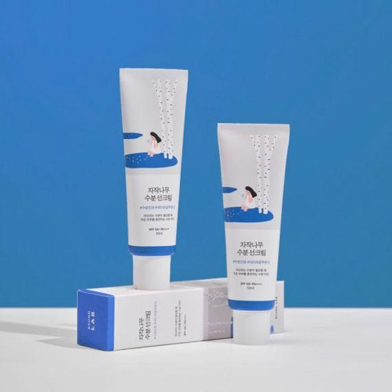Легкий солнцезащитный крем Round Lab - Birch Juice Moisturizing Sun Cream SPF50+ PA++++ 50 ml | Зображення 2