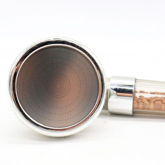 Турмалінова насадка для душу з фільтром / Душова насадка з мінералами / Фільтруюча лійка насадка | Зображення 8