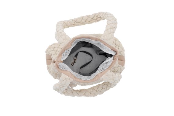 Сумка-переноска для собак і котів Misoko&Co, 40 см х 38 см х 18 см, бежевий | Зображення 4