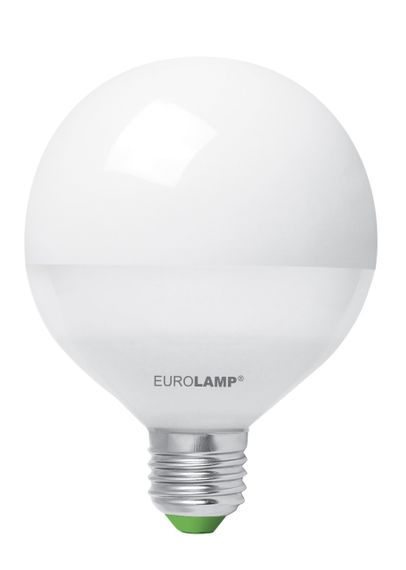 EUROLAMP LED Лампа ЕКО G-95 15W(1300Lm)  E27 3000K (матова) | Зображення 1