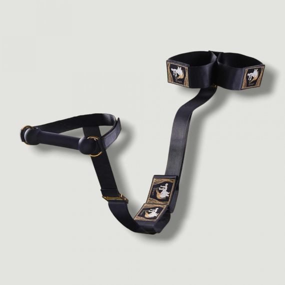 Бандажний набір UPKO зі змінними кляпами (кулька, ялинка, кістка) Hogtie Bondage Gear With Mouth Gags Sex Aura | Зображення 5