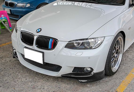 Передня Lip накладка DPT (для E92/93 M-Sport 2006-2010, чорний глянець) для BMW 3 серія E-90/91/92/93 рр