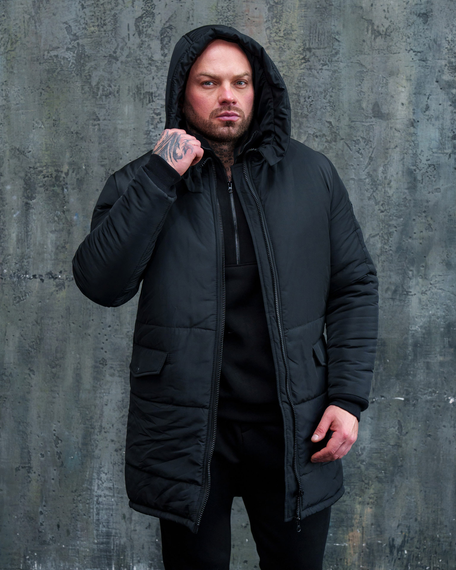 Парка ОллБлек АСОС чорний S XL | Зображення 7