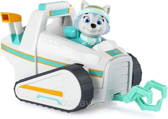 Щенячий патруль Рятувальний снігоход та фігурка Еверест. Paw Patrol Everest's Snow Plough Vehicle with Collectible Figure | Зображення 3
