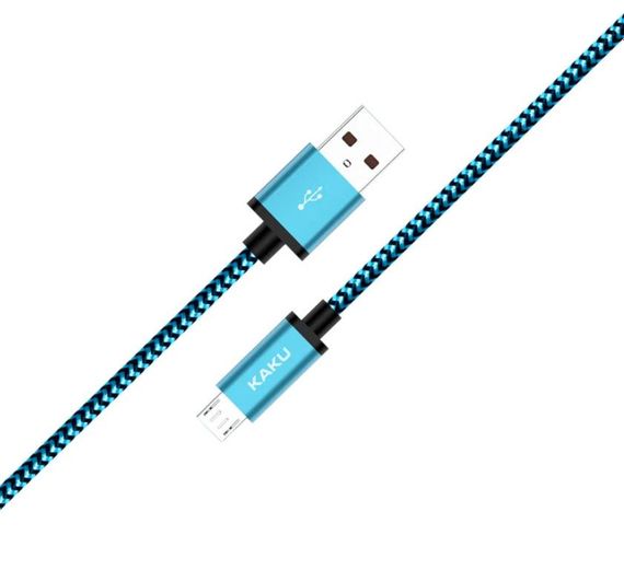 USB кабель Kaku KSC-107 USB - Micro USB 1m - Blue | Зображення 2