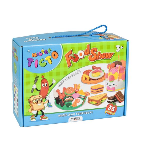 Детский набор для творчества "Мистер тесто Food Show" 41018, 35 предметов | Зображення 1
