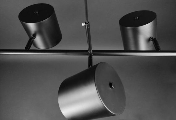 Люстра підвісна на 5 лампочок 27690 Чорний 25-150х40х101 см. | Зображення 4