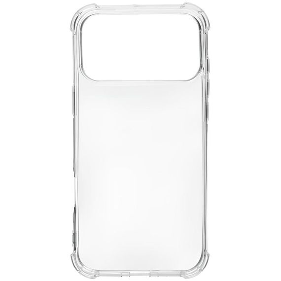 TPU чохол GETMAN Ease logo посилені кути для Apple iPhone 17 Pro Max / 18 Pro Max (6.9") Безбарвний (прозорий) | Зображення 1