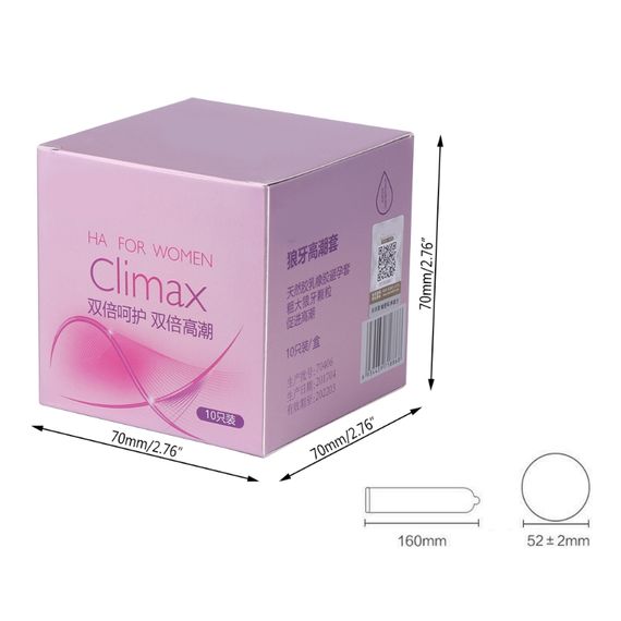 Презервативы Olo CLIMAX с гиалуроновой кислотой 10шт | Зображення 7