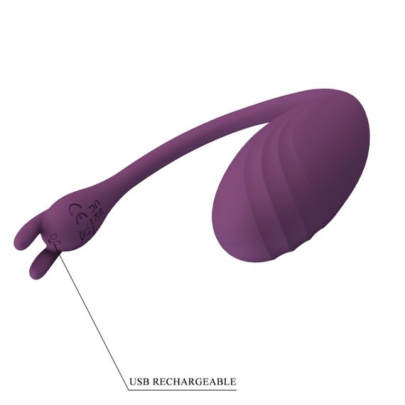 Вібратор - Pretty Love Catalina Stimulator Dark Purple (App) Sex Aura | Зображення 8