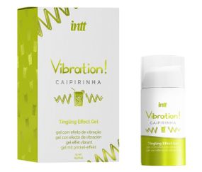 Рідкий вібратор Intt Vibration! Tingling Caipirinha зі смаком коктейлю, 15 мл Sex Aura