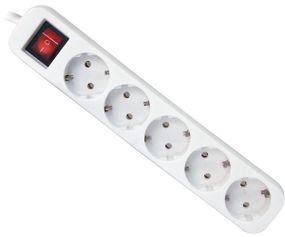 Мережевий фільтр Defender S550 5m 5 роз. Switch White UA (992430)