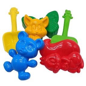 Набор для песочницы "Незабудка №4" 0954 лопатка, грабли, пасочки