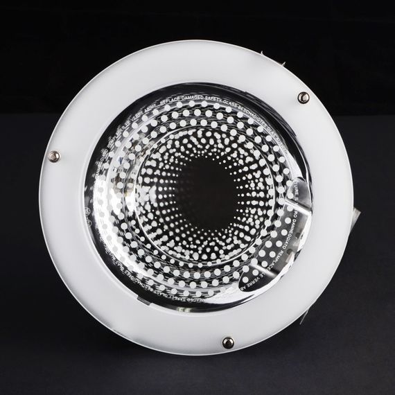 Світильник Downlight стельовий вбудований DL-02 W 2x26W WH Brille 166022