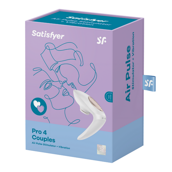 Вібратор для пари Pro 4 Couples Satisfyer (Німеччина) Sex Aura | Зображення 7