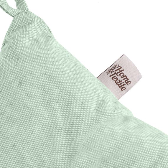 Подушка для стільця Ardesto Oliver, 40х40см, 100% бавовна, аквамарин (ART02OA) | Зображення 2