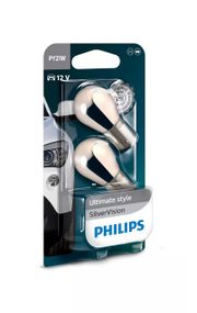 Показні лампа розжарювання Philips 12496SVB2 PY21W 12 V 21 W SilverVision SP 2 pcs/set
