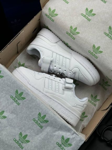 Жіночі кросівки A-didas Forum 84 Low New All White  , В'єтнам | Зображення 6