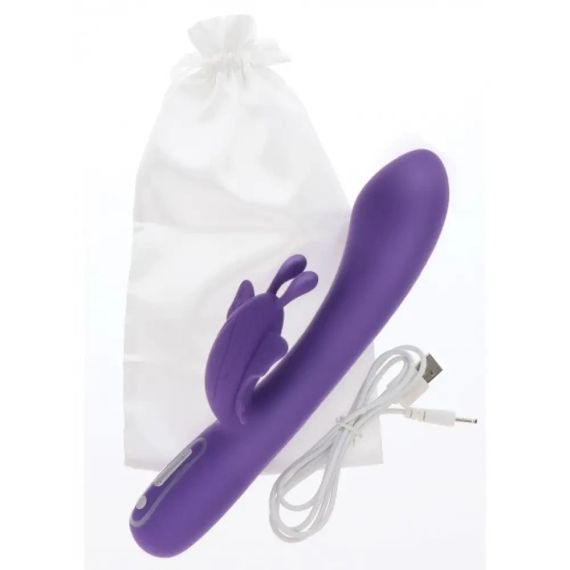 Вібратор-кролик з метеликом Toy Joy Fabulous Butterfly Vibrator Sex Aura | Зображення 3