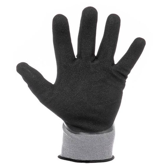 Рукавичка трикотажна, повне двошарове нітрилове покриття, базове гладке, пористе на долоні, 10", STORM | Зображення 2
