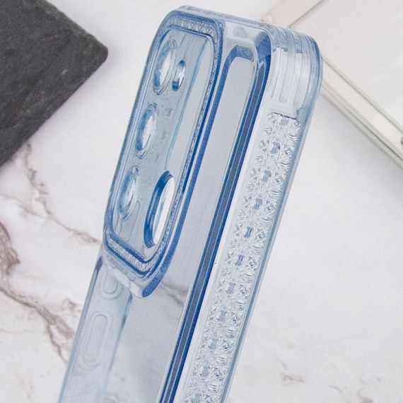 Чохол TPU Starfall Clear для TECNO Spark 8C Блакитний | Зображення 3