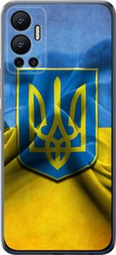 Чехол на Infinix Hot 12 Флаг и герб Украины 1 "375u-2864-17620"
