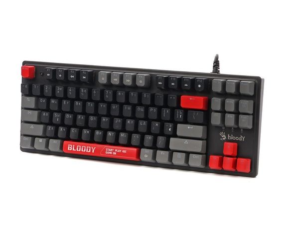 Механічна ігрова клавіатура Bloody S310N (Energy Red), USB, чорний | Зображення 2