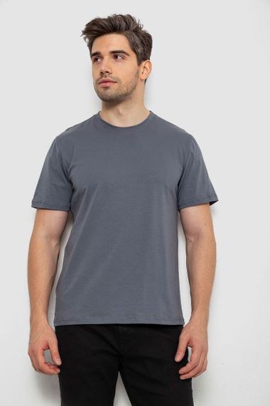 Футболка мужская однотонная, цвет серый, 238R155