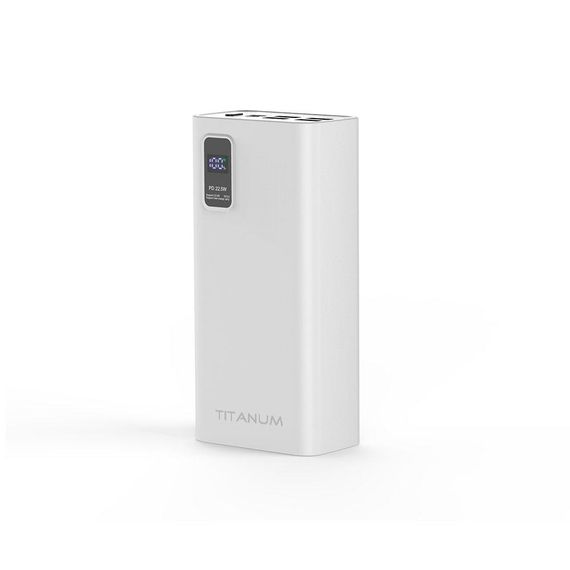 Повербанк TITANUM 728S 30000mAh 22.5W White | Зображення 1