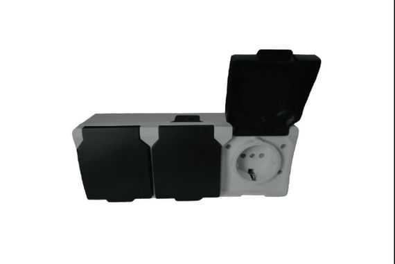Розетка зовнішня установка 3-а з/к IP54 SURFACE Ny95000222 | Зображення 1