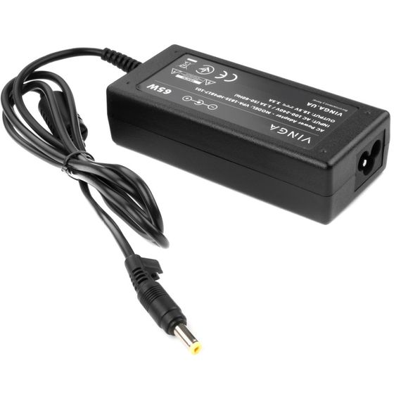 Блок живлення до ноутбуку Vinga HP 65W 18.5V 3.5А 4.8*1.7 (VPA-1835-HP4817-101) | Зображення 1